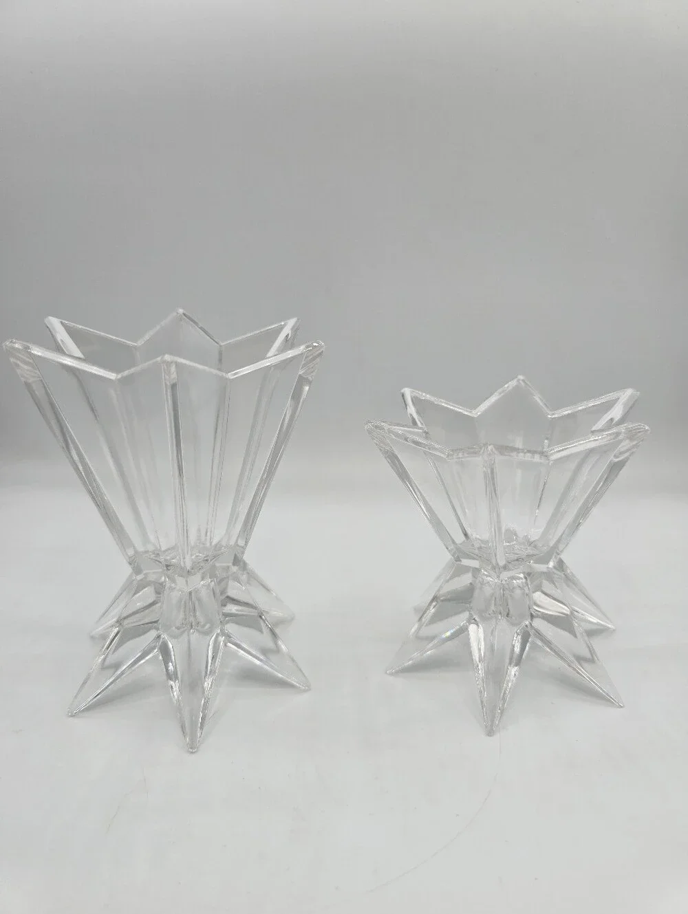 Vintage Nachtmann Galaxy Crystal Candle Holders | MCM